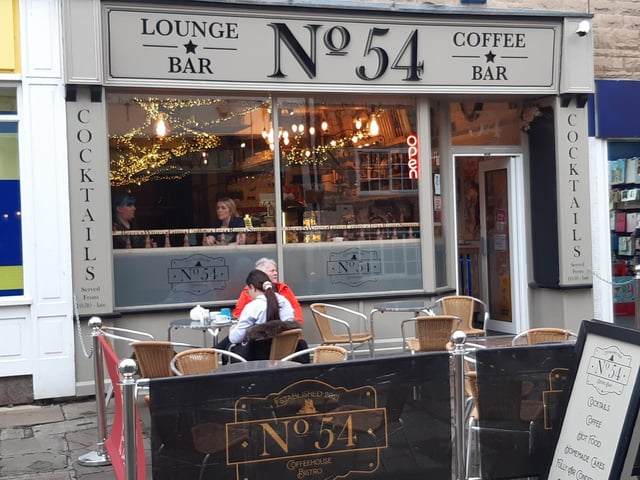 No 54 on Baxtergate is one of Whitby's newer coffee shops.