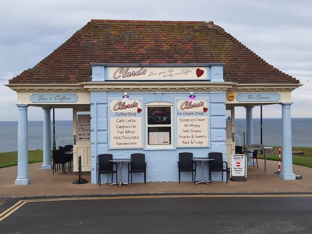 Clara's on Whitby's West Cliff is a popular spot, particularly on summer nights.