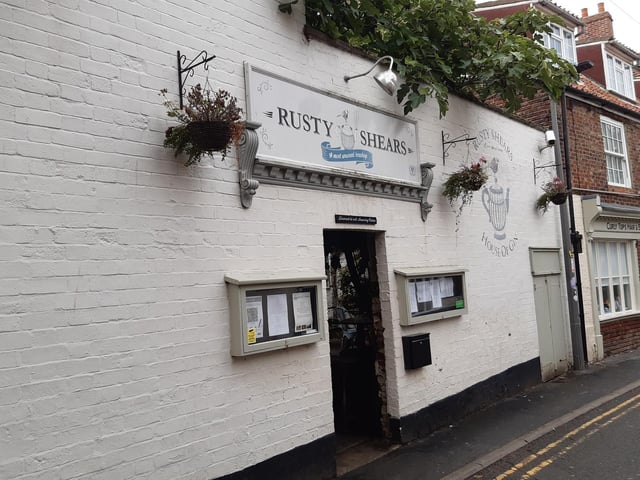 Rusty Shear's on Silver Street.