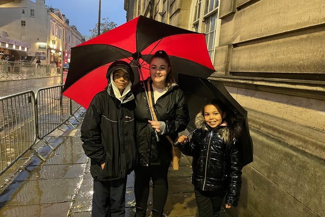 Claire Mchize, who was waiting for the parade with her son Koby and daughter Ayanda, said: "I'm a key worker, my mum is and my sister is so we’ve all worked all the way through covid so we just wanted to join in!"
Koby added: "I like the drums!"
Niamh: "I don’t, they’re too loud!"