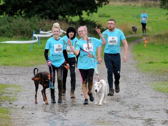 This weekend Battersea Dogs Home hosted their Muddy Dog Challenge in Leeds. Photo: Steve Riding