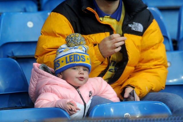Fans of all ages were in the Elland Road crowd.
