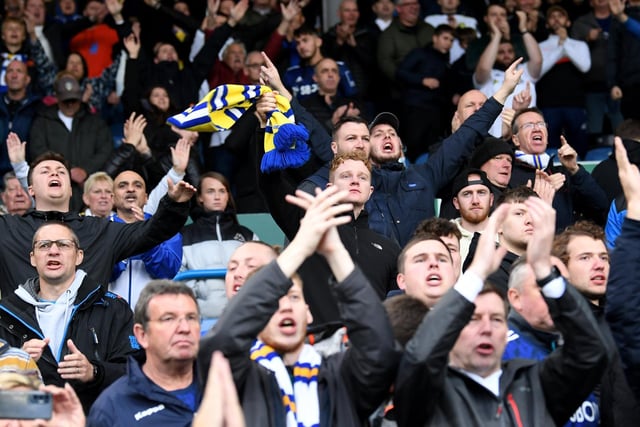 From the Leeds United fans for their players.