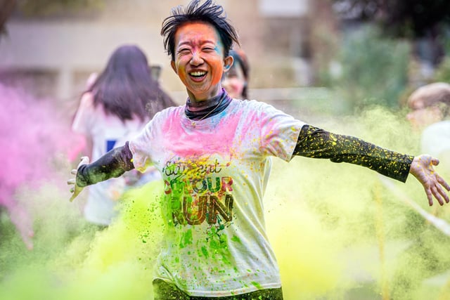 "We combine the awesome atmosphere and energy of a student event with happiness, getting fit, the feeling of wellbeing and unadulterated fun of a colour run."