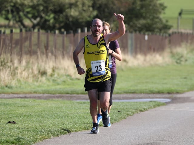 Kieran Middleton (Bridlington) in action at the Brid Half Marathon
Photo by TCF Photography
