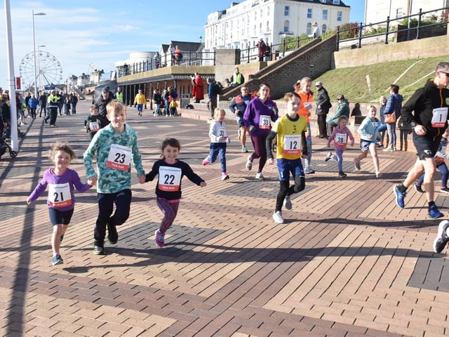 The start of the Fun Run
Photo by TCF Photography