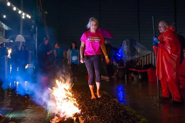 Head of fundraising, Linzi Warburton, said: “We are constantly surprised at the lengths people go to in support of our work on the Fylde coast, and we are thrilled at how many people took part in our Firewalk at the weekend.