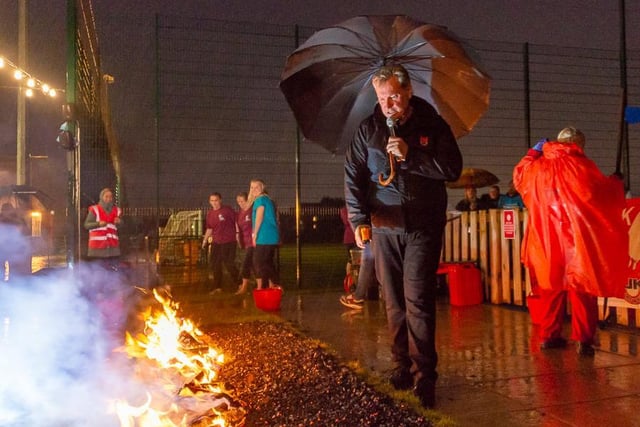 “We even had Trinity staff members taking part, who were happy to give their first-hand experience of the difference our firewalkers were making in their own community.