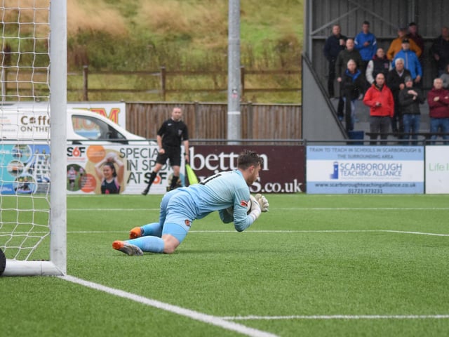 The Mickleover keeper gathers a shot safely

Photo by Morgan Exley