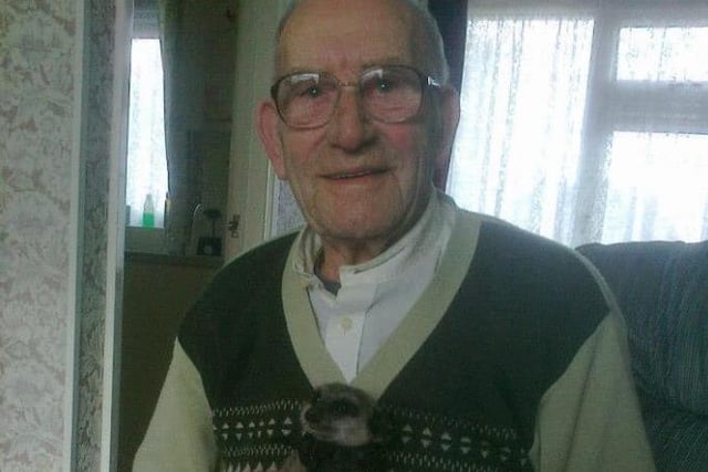 "My grandad George Roberts 97 years young."