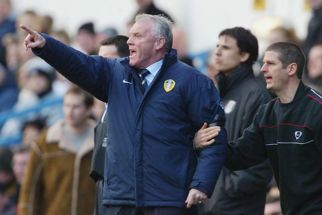 Under enormous pressure to turn around the fortunes of his beloved Whites, Eddie Gray was handed the head coach role on a temporary basis with no prior experience of first team management, despite considerable playing and backroom credentials. At the centre of a crisis, Gray was able to initially steady the ship before Leeds went into a downward spiral at the start of 2004 which condemned them to relegation.