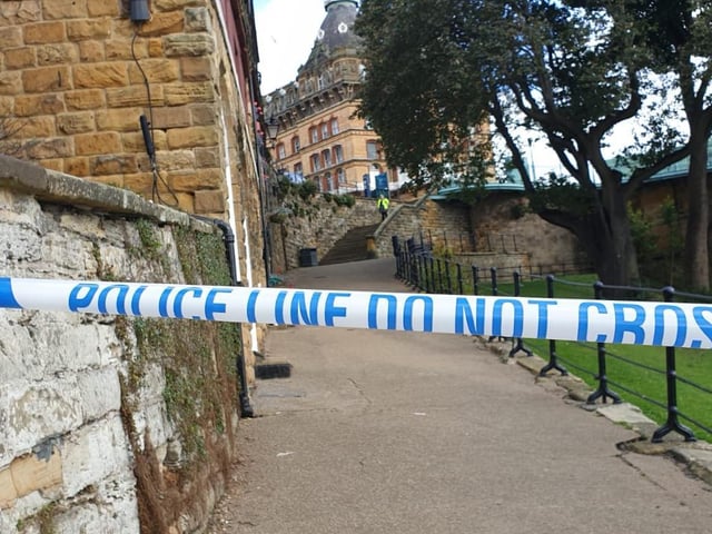 Footpaths were also closed