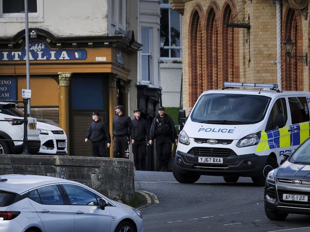 Specialist officers joined with local police