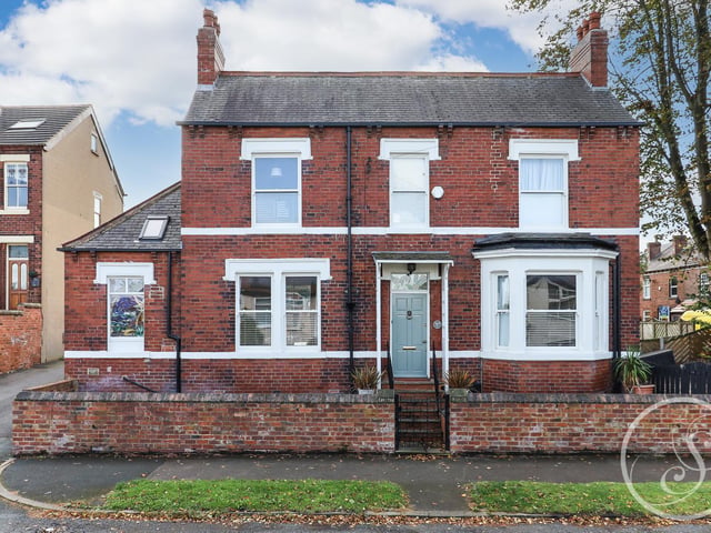 This detached period property is located on Primrose Road in Halton, east Leeds.