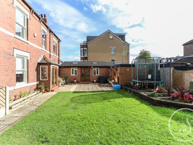 Outside is a large garden with plenty of space to enjoy. As well as a lawned area there is also a patio area perfect for al-fresco dining in the summer months. In addition this delightful family home benefits from a multi use outbuilding that has power and light.