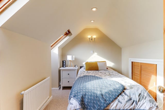 There is one further bedroom on the second floor which benefits from two Velux windows and under eaves storage space. It also has its own luxury shower room.