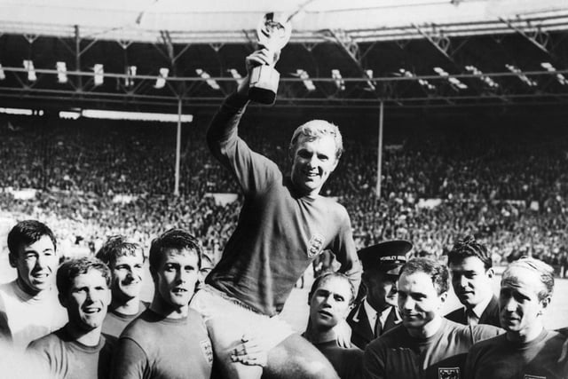The West Ham man was capped 108 times by England and lifted the Jules Rimet trophy in '66.
