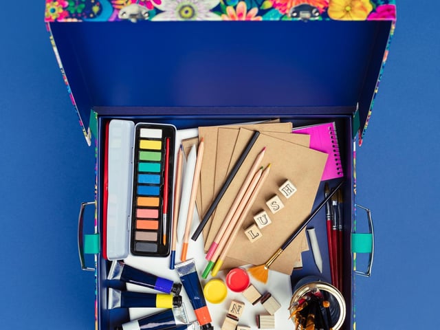 Lush Advent Calendar (£185) in a beautiful reusable trunk and containing 25 vegan products for face and body.
