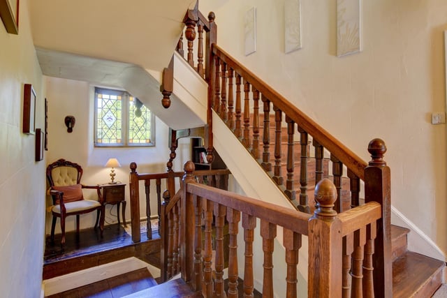 Landings, windows, and stairs are all part of the character of the Hall.