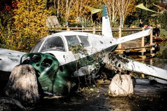 Back by popular demand, Blackpool Zoo is staging Spookfest during half-term, challenging visitors to unravel the mystery of the missing pilot as parts of the park are eerily transformed, reflecting the days when the zoo was the site of an aerodrome.
