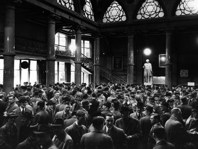Bradford's Wool Exchange pictured in December 1964.