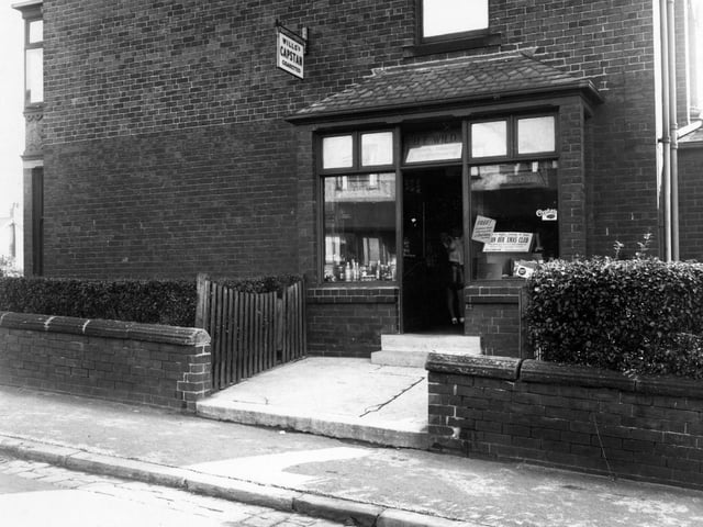 H. E. Wild tobacconists and confectioners on Kirkstall Avenue in September 1949.