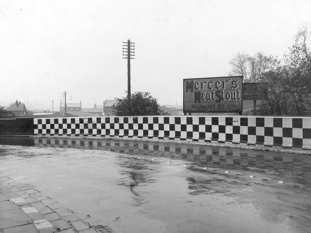 Ellers Bridge which spans the Leeds and Liverpool Canal pictured in November 1941.