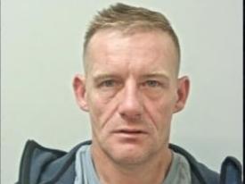 Wanted in connection with an assault and criminal damage.
Riley, who also uses the surname Orriss, has been wanted since September 26th following the incident which happened at an address in Preston.
The 46-year-old, formerly of Sefton Road, Morecambe, is described as 5ft 8in tall with blue eyes and short brown hair.
Riley has links to Morecambe and Lancaster.
Anyone with information is asked to contact 101 or you can contact Crimestoppers on 0800 555 111.