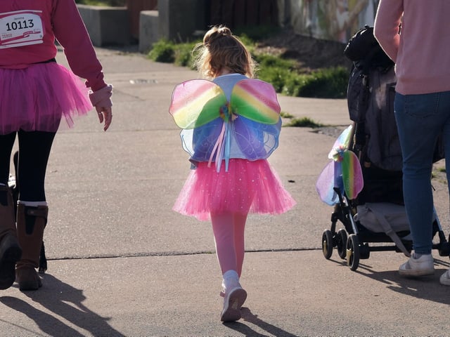 A little rainbow fairy sets off.