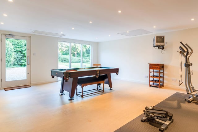 There is plenty of space for leisure and fitness interests within the property.