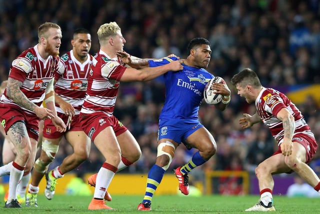 2016 - The First Utility Super League Final between Warrington Wolves and Wigan Warriors at Old Trafford on October 8, 2016 in Manchester, England.