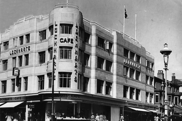 Lockharts Cafe, Bank Hey Street Blackpool, May 1937
