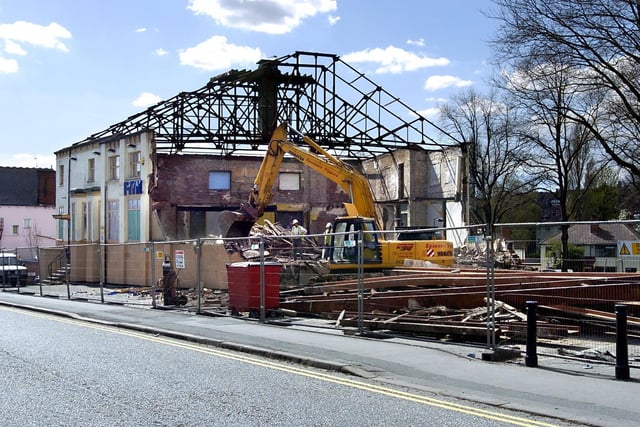 April 2006 and the former Astoria Ballroom in Roundhay Road was slowly disappearing as the demolition men moved in.
