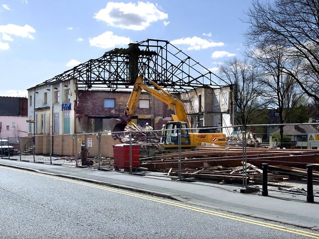 April 2006 and the former Astoria Ballroom in Roundhay Road was slowly disappearing as the demolition men moved in.