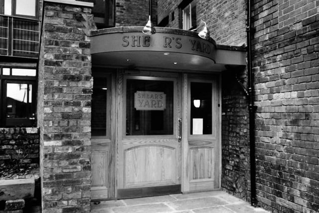 Did you enjoy a tipple here - at Shear's Yard - back in the day?