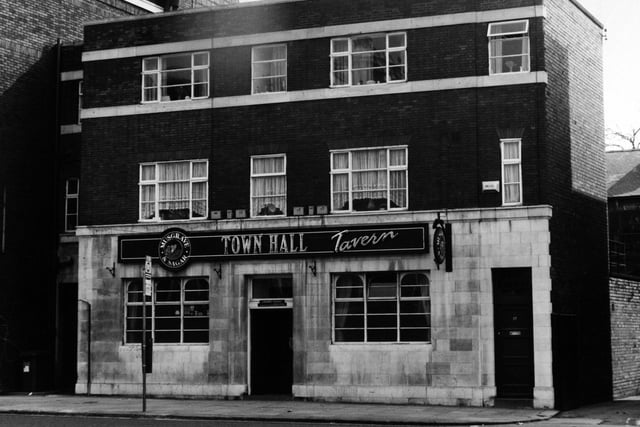 The Town Hall Tavern on Westgate in Leeds city centre pictured in April 1992.
