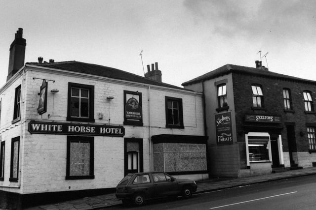 Were you a regular here back in the day? White Horse Hotel pictured in March 1992.