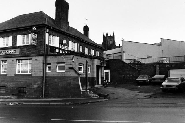 The Black Dog in east Leeds pictured in October 1992.