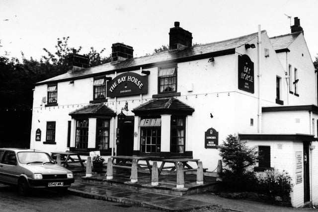 The Bay Horse on Parkside Road at Meanwood in July 1992.