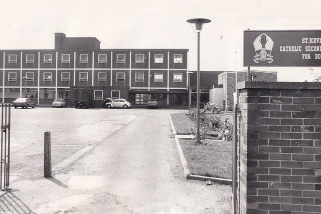 St Kevin's Catholic Secondary School for Boys on Barwick Road in August 1974.