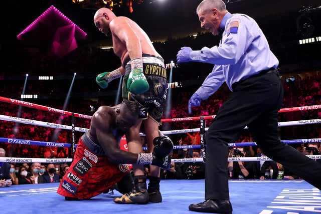 Wilder goes down in the 10th round