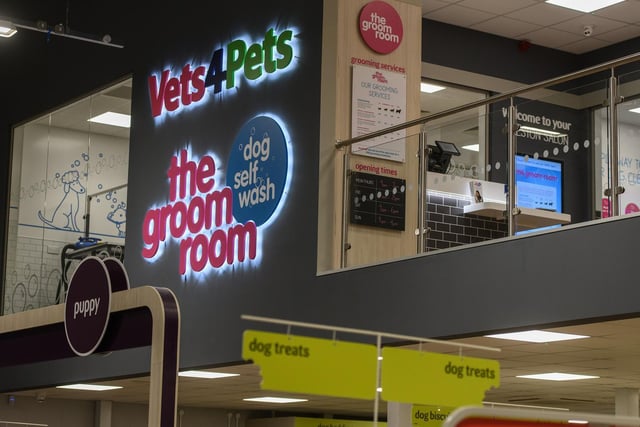 Vets4Pets and the Groom Room will be open in the store seven days a week.