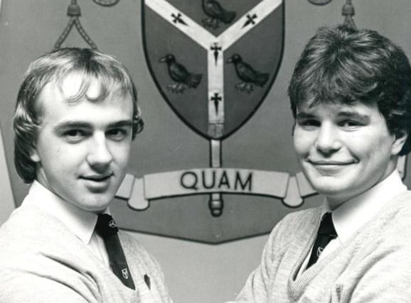 St Thomas a Beckett Roman Catholic School, Sandal, two pupils chosen to represent Yorkshire at different sports, 1983.