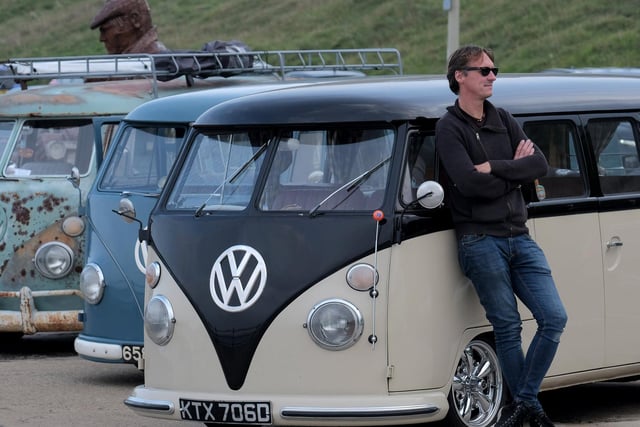 More VW campervans on show.