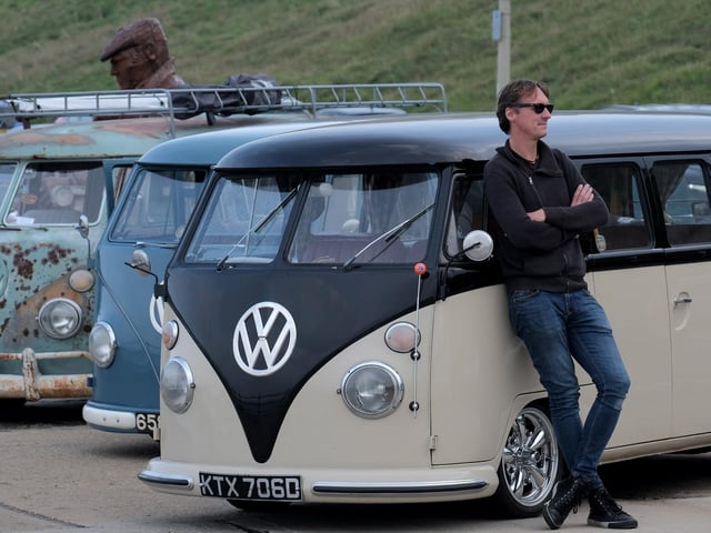 More VW campervans on show.