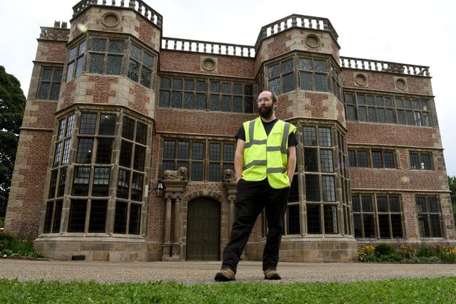 Rory Macdonald of Chorley Council has been overseeing the work at Astley Hall, Chorley