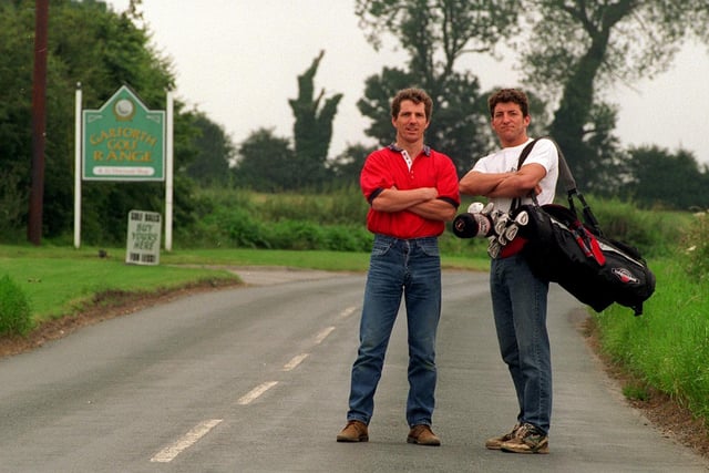 Mark and Graham Jackson owners of Garforth Golf Range were complaining about the closure of Long Lane from Garforth due to construction work on the A1 link road. It caused a seven mile diversion resulting in golf fans not bothering to go.