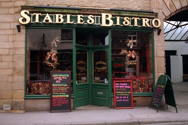 Stables Bistro on Westgate at Otley in July 1997.