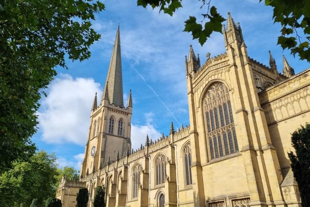The beautiful Wakefield Cathedral taken by Sue Billcliffe.