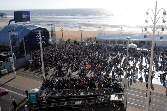 Blackpool Illuminations Switch On concert in 2016